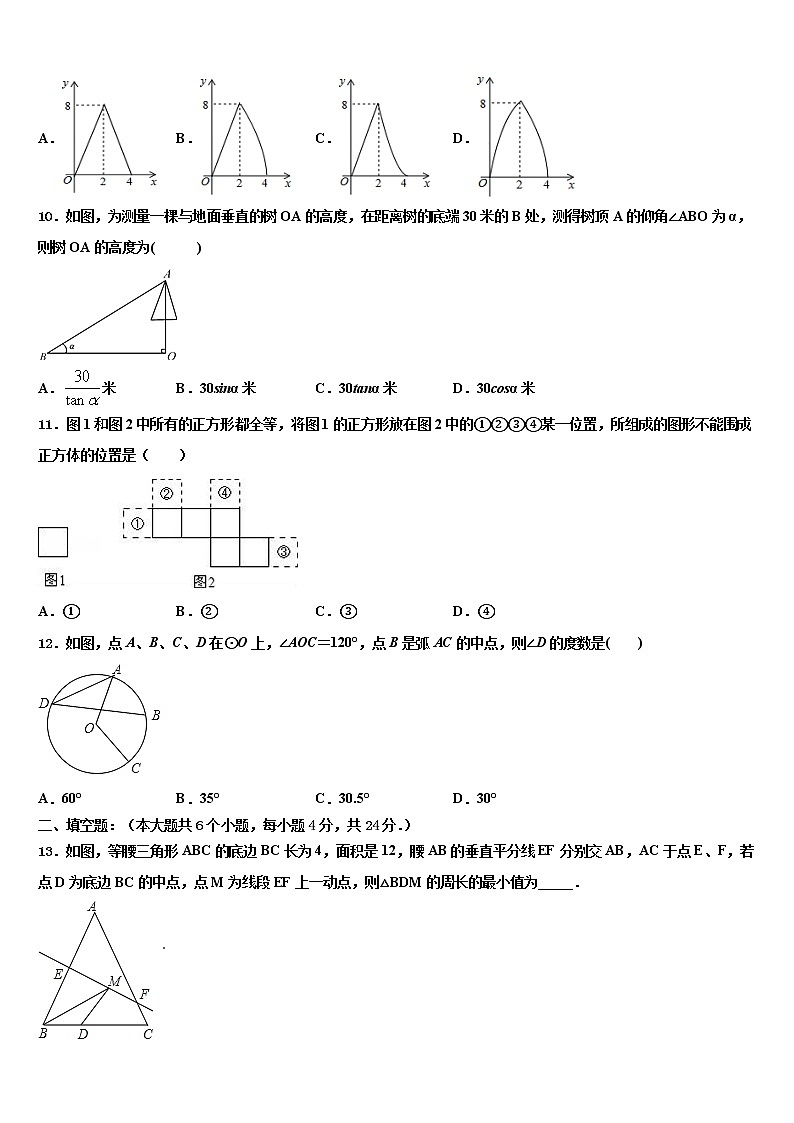 2022届黑龙江省哈尔滨市风华中学中考冲刺卷数学试题含解析第3页