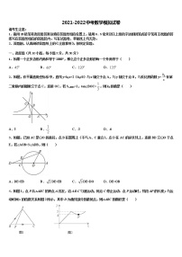 2022届黑龙江省哈尔滨市宾县达标名校毕业升学考试模拟卷数学卷含解析