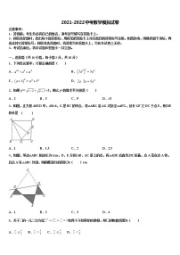 2022届河南省郑州市郑东新区美秀初级中学中考数学押题卷含解析