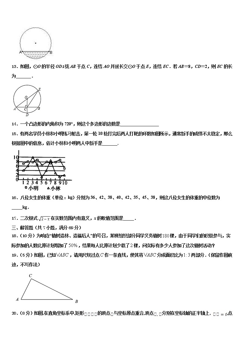 2022届黑龙江省宝泉岭农垦管理局十校联考最后数学试题含解析03