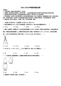 2022届江西省萍乡市重点中学中考一模数学试题含解析