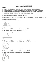 2022届辽宁省大石桥市水源镇中考数学全真模拟试题含解析