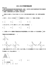 2022届江苏省镇江市丹徒区宜城中学中考数学押题卷含解析