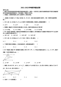 2022届江苏省扬州市江都区十校联考中考联考数学试题含解析