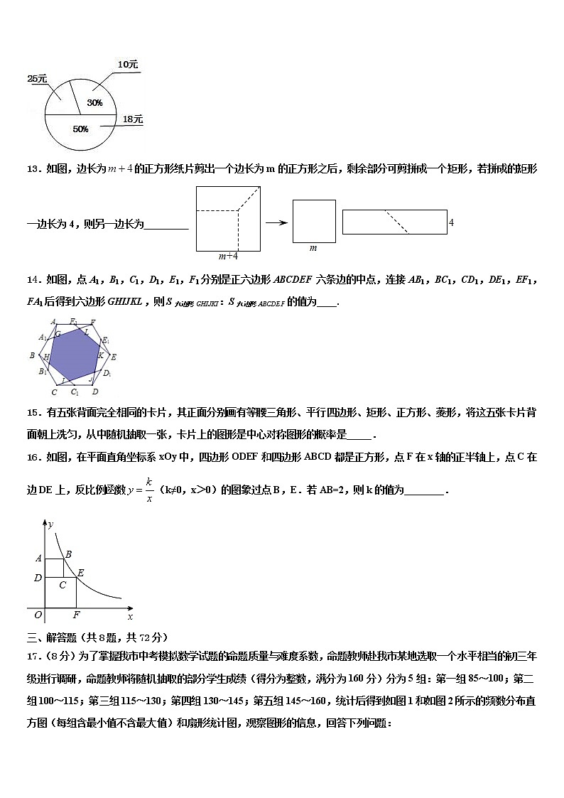 2022届山东省潍坊市昌乐县市级名校中考数学五模试卷含解析03