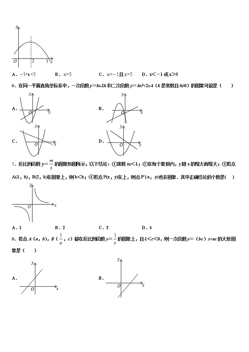 2022届山东省滨州市惠民县市级名校中考数学最后冲刺浓缩精华卷含解析第2页