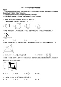 2022届山东省泰安市岱岳区市级名校中考数学押题卷含解析