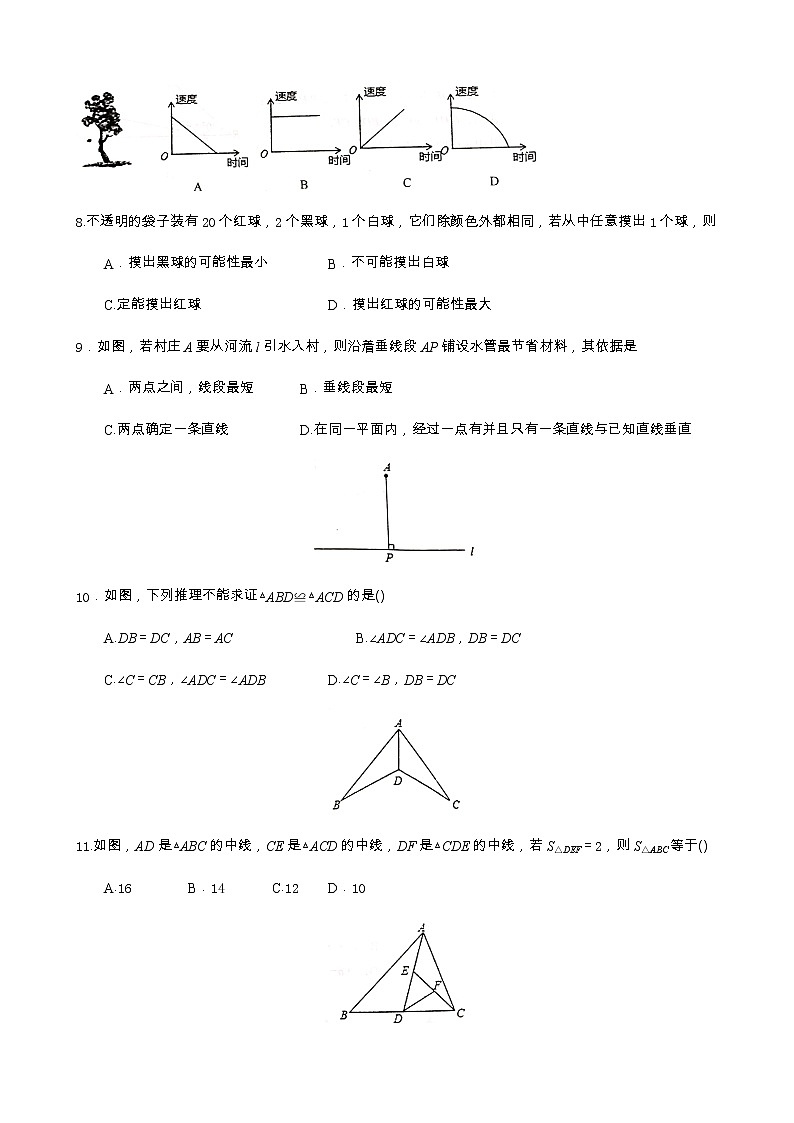 济南商河县2020-2021学年七年级下期末考试数学试卷(无答案)02