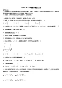 2022届四川省遂宁蓬溪县联考中考数学全真模拟试题含解析