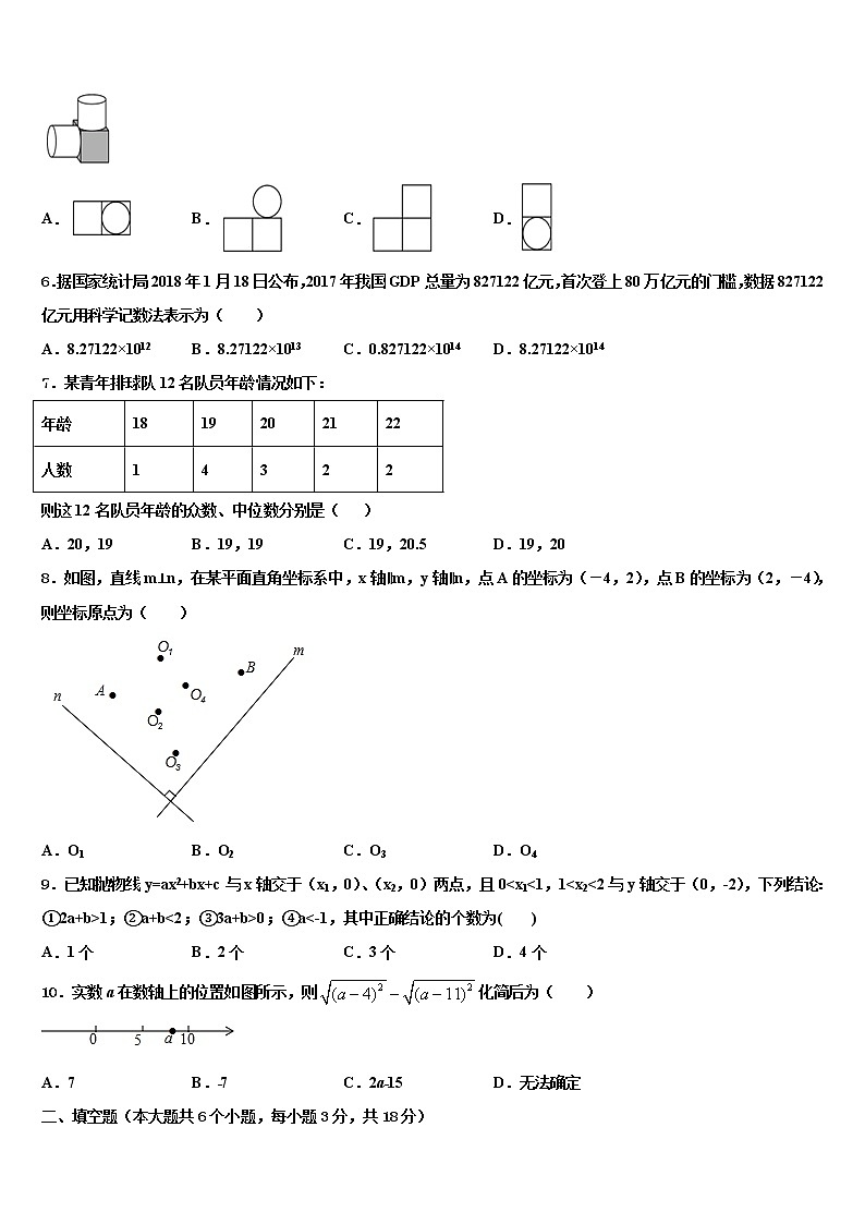 2022届浙江省杭州市上城区达标名校中考数学最后一模试卷含解析第2页