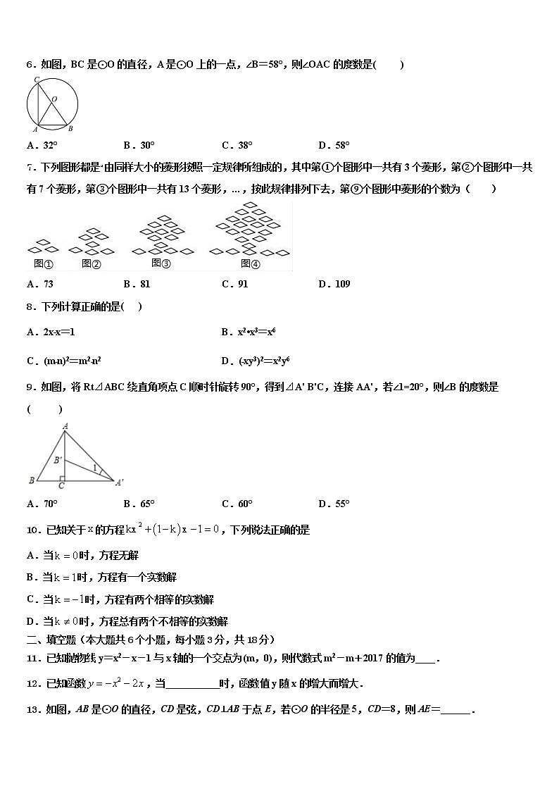 2022年安徽省淮南市潘集区重点名校中考冲刺卷数学试题含解析02