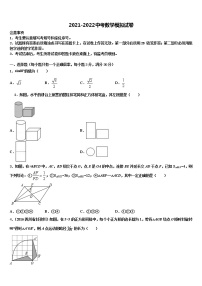 2022年安徽省巢湖市春晖学校中考数学最后冲刺模拟试卷含解析