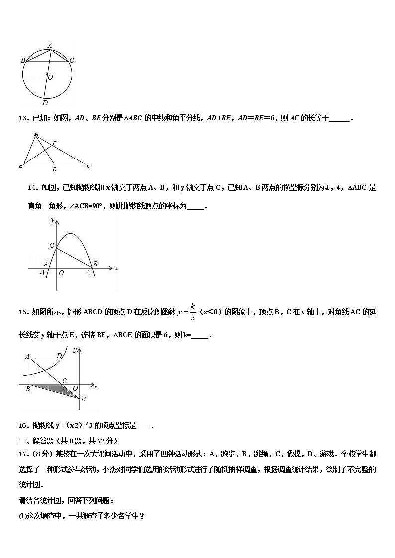 2022年福建省南平市邵武市四中学片区中考数学猜题卷含解析03