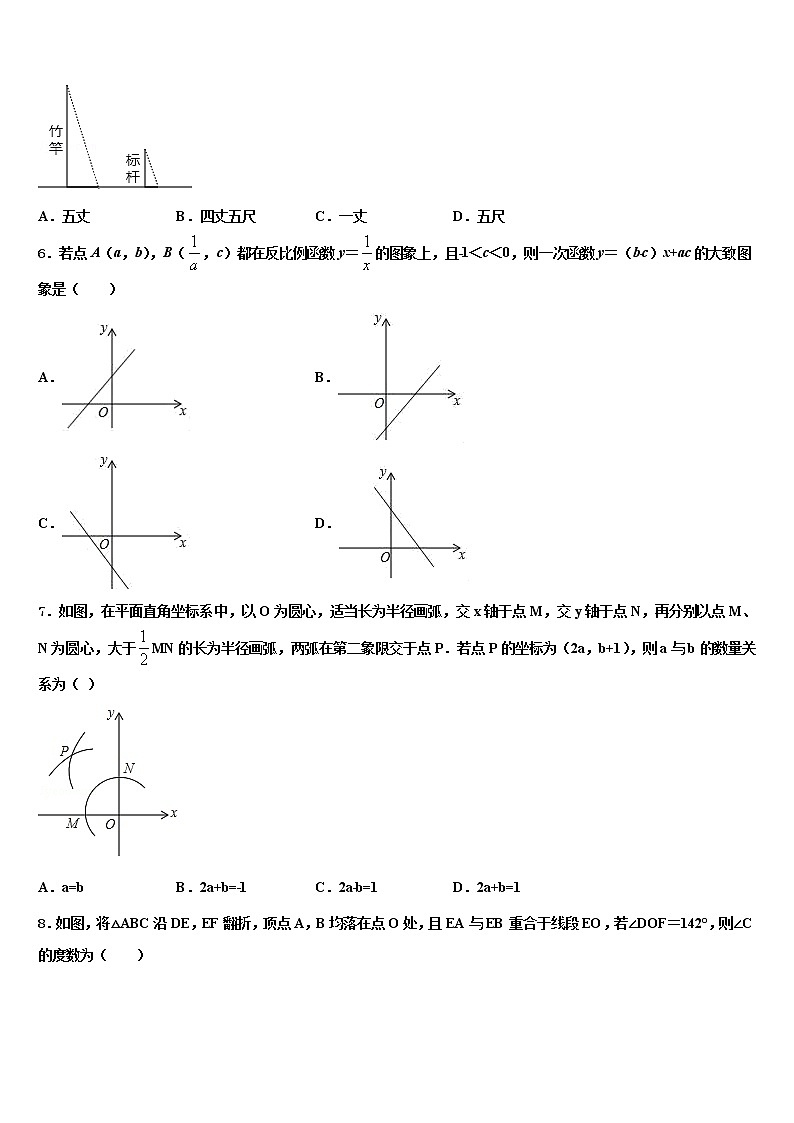 2022年北京市燕山地区市级名校中考考前最后一卷数学试卷含解析02