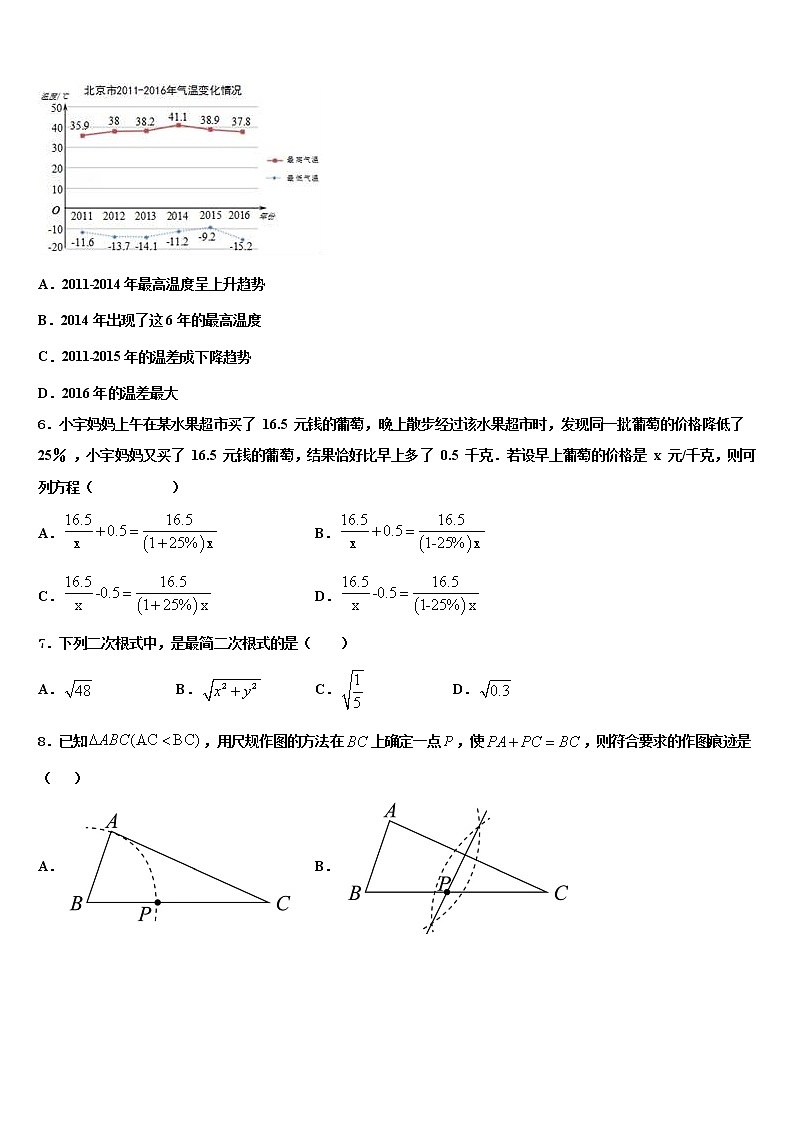2022年甘肃省平凉市崇信县十校联考最后数学试题含解析02