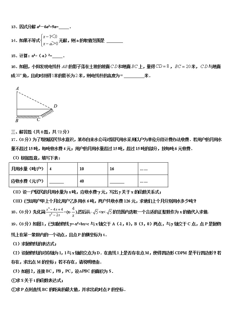 2022年广东省汕头市潮南区胪岗镇重点名校中考数学四模试卷含解析第3页