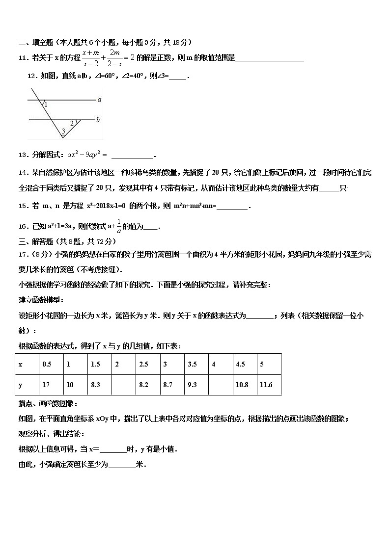 2022年广东省珠海市香洲区前山中学中考数学猜题卷含解析03