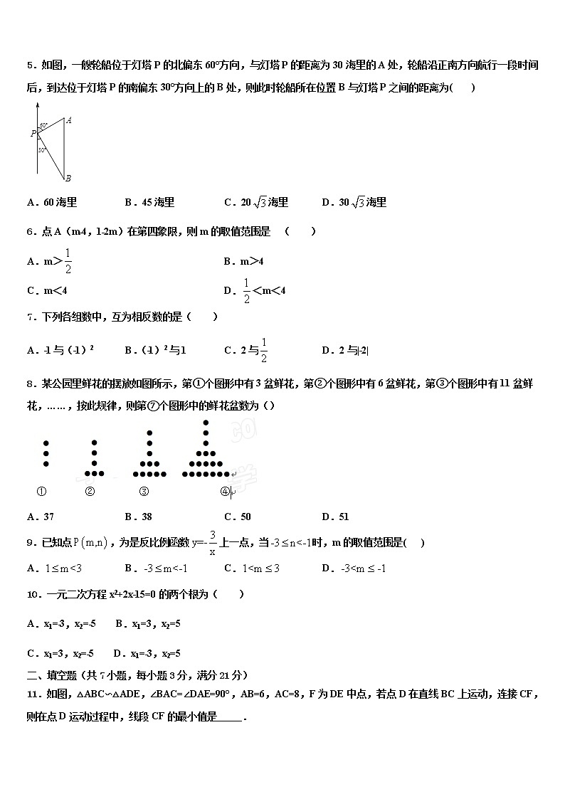 2022年湖北省黄冈市黄冈中学中考数学最后一模试卷含解析02