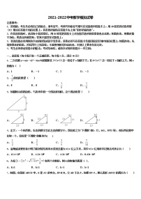 2022年湖北省孝感市达标名校中考数学押题试卷含解析