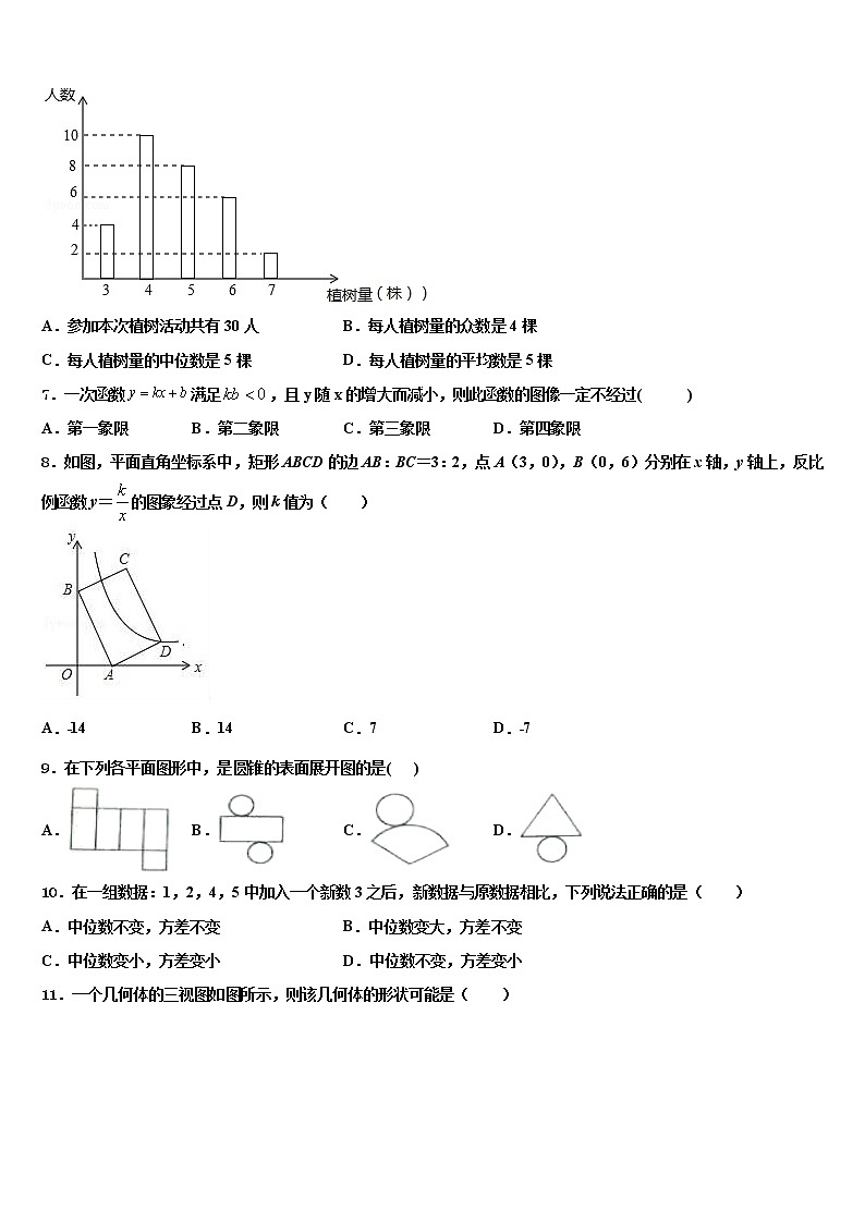 2022年河南省周口市郸城县重点达标名校中考数学考试模拟冲刺卷含解析02