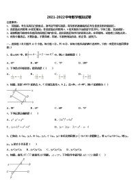 2022年内蒙古包头市中考数学模试卷含解析