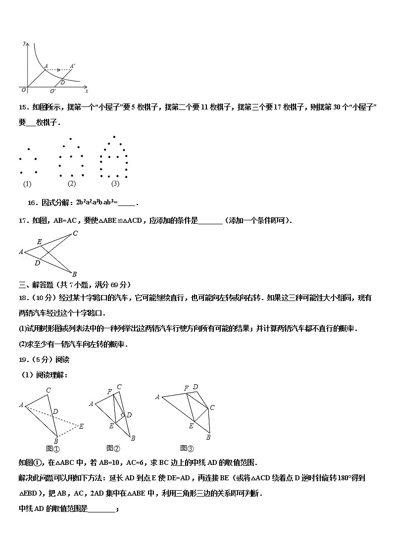 2022年内蒙古自治区鄂尔多斯市准格尔旗达标名校中考一模数学试题含解析第3页