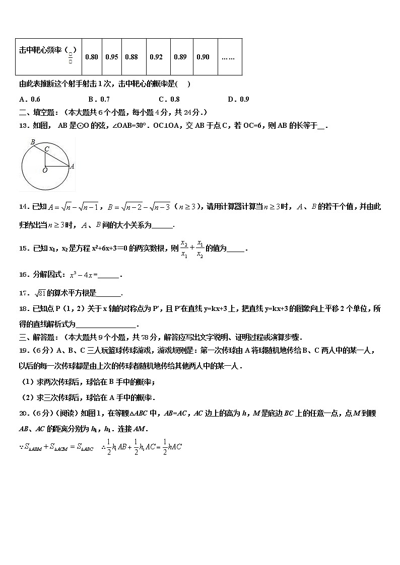 2022年盘锦市重点中学中考数学最后冲刺浓缩精华卷含解析03