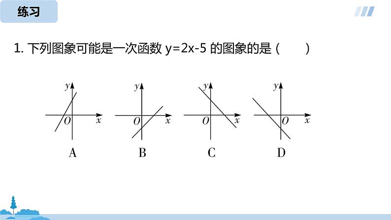 数学人教八（下）19.2.2一次函数课时2 - 练习课件PPT第2页