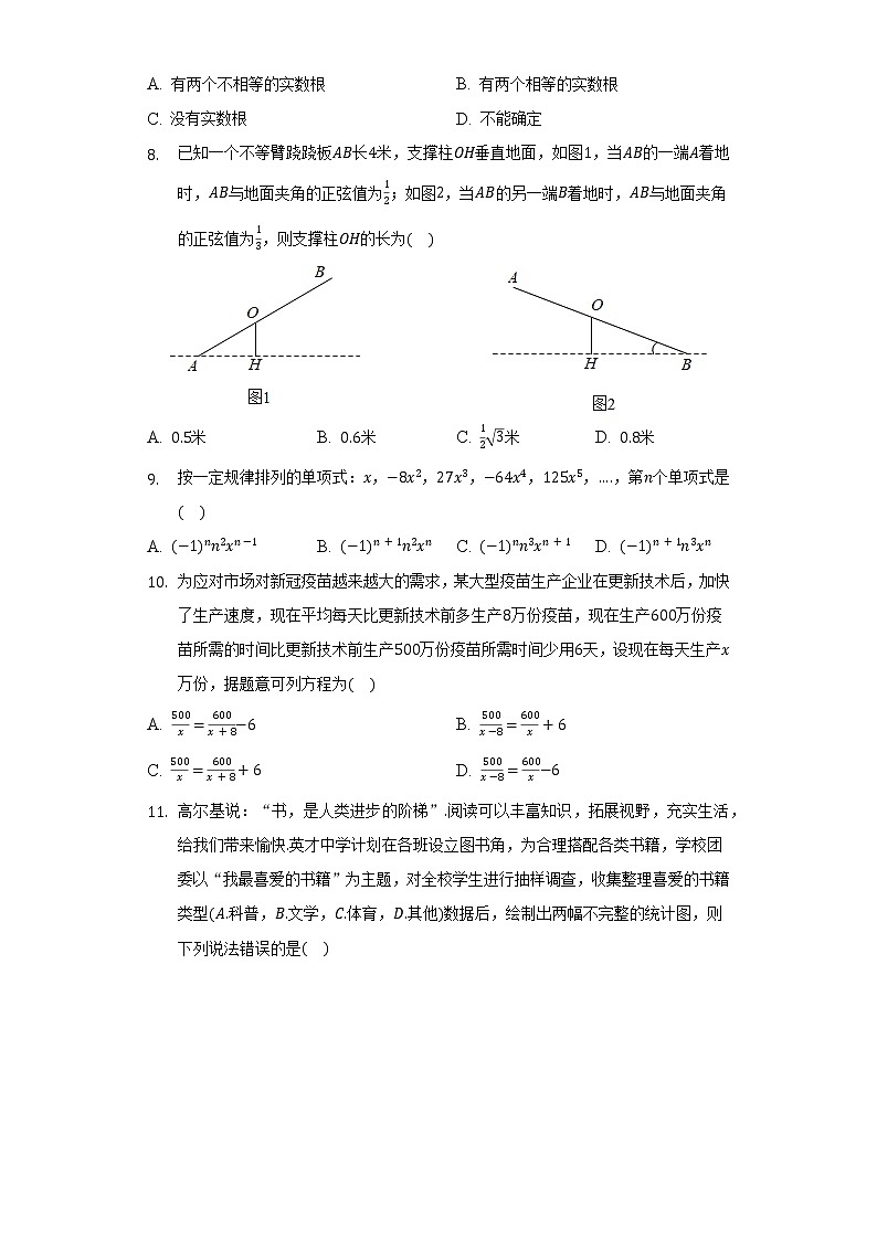 2022年云南省昆明市盘龙区中考数学一模试卷（含解析）02