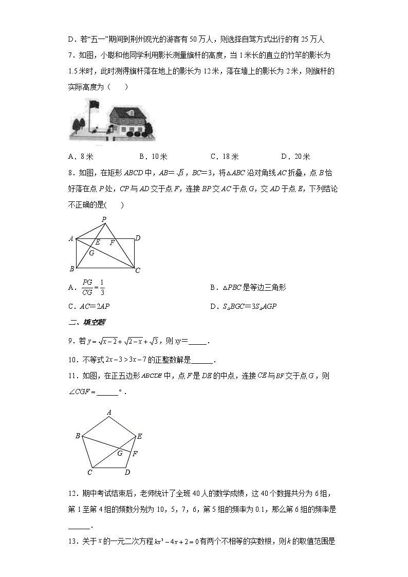 2022年湖北省黄冈市九年级二模考试数学试题(word版含答案)02