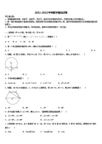 2022年四川省北大附中成都为明校中考一模数学试题含解析