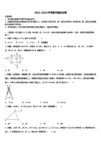 2022年新疆昌吉市教育共同体四校中考数学模拟试题含解析