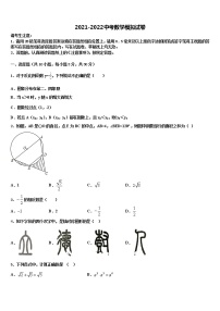 2022年四川省资阳市雁江区中考数学模拟预测题含解析