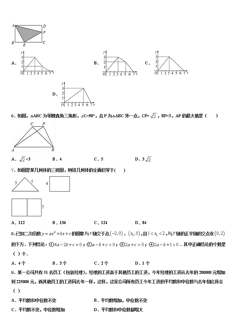 2022年四川省德阳中学江县中考冲刺卷数学试题含解析第2页