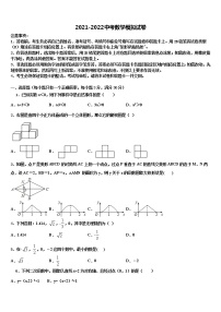 2022年四川省大邑县晋原初中中考数学模拟试题含解析