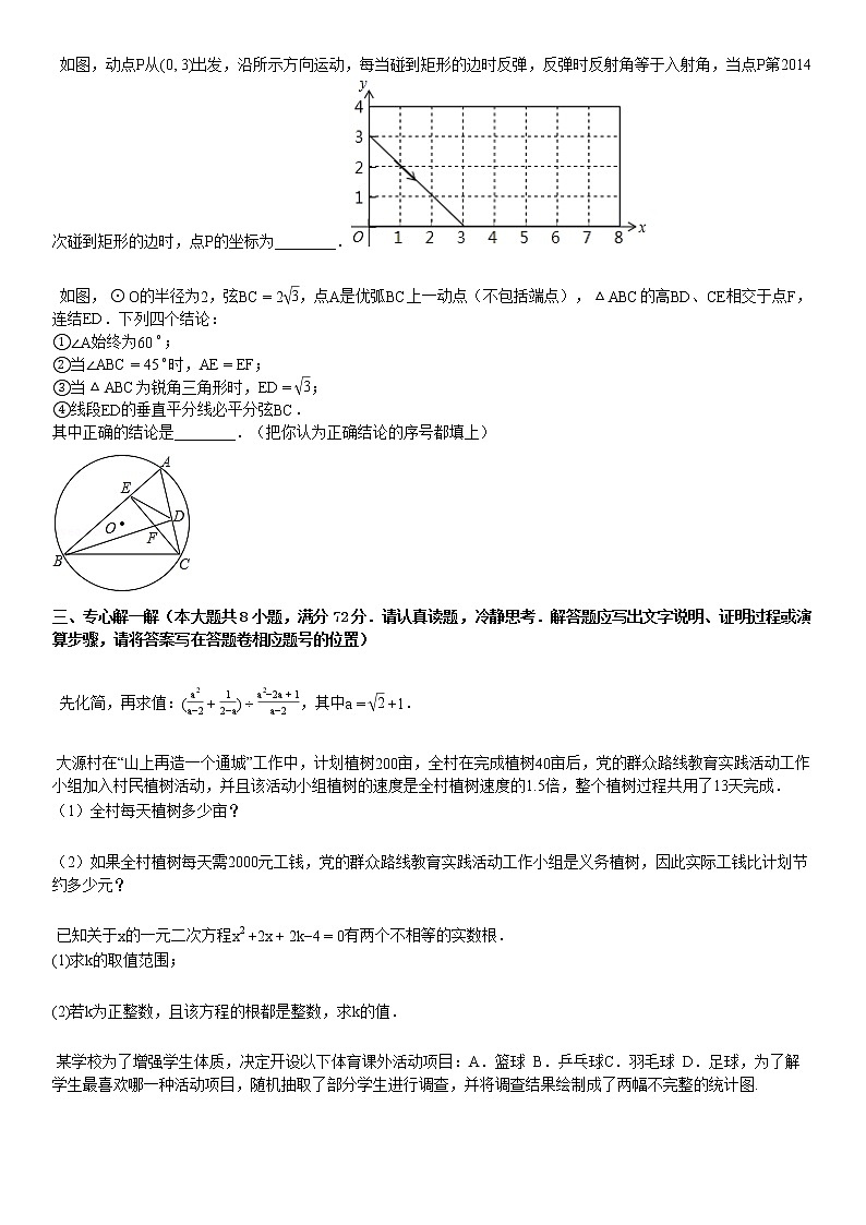 2013-2014学年湖北省咸宁市通城县九年级（下）期中数学试卷03