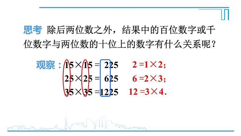 人教版八年级数学上册 第十四章 数学活动 数字运算规律 课件05