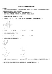 北京市海淀区中学国人民大附属中学2022年中考冲刺卷数学试题含解析