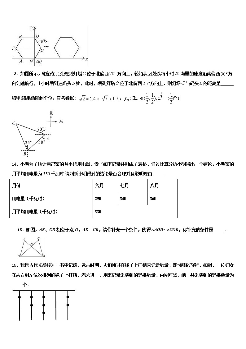 北京市昌平临川育人校2021-2022学年中考数学考试模拟冲刺卷含解析03