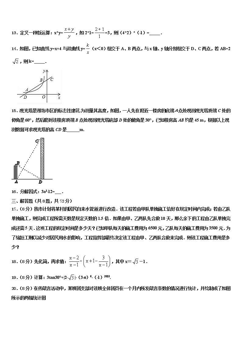 广东省韶关市乳源县重点达标名校2022年中考三模数学试题含解析第3页