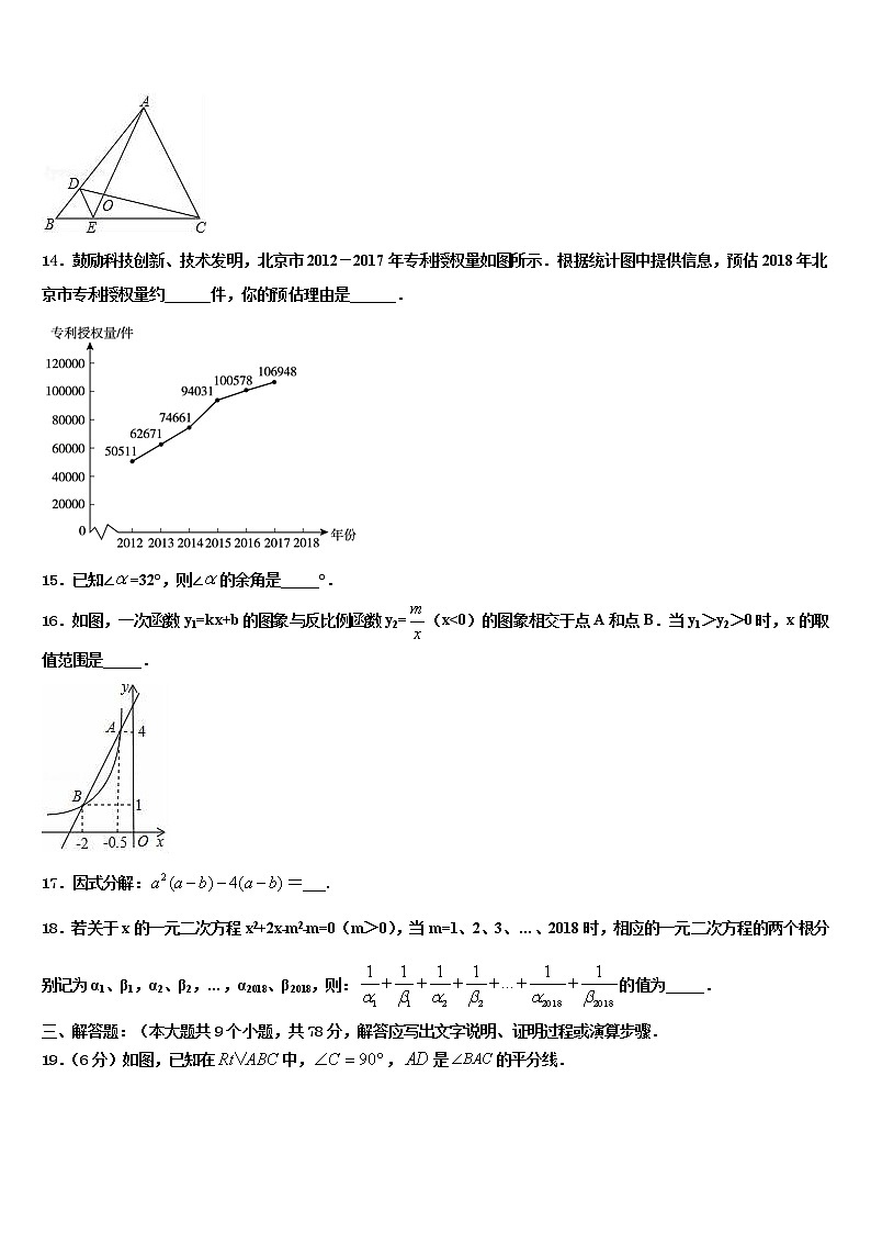 河南省平顶山宝丰县联考2021-2022学年中考数学模拟预测题含解析第3页
