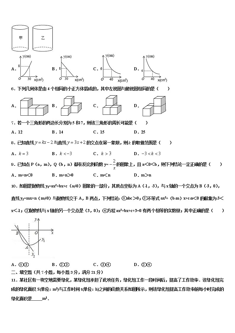 河北省魏县达标名校2021-2022学年十校联考最后数学试题含解析02