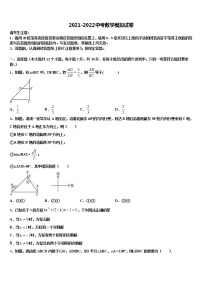 河南省三门峡市陕州区西张村镇初级中学2022年中考数学对点突破模拟试卷含解析