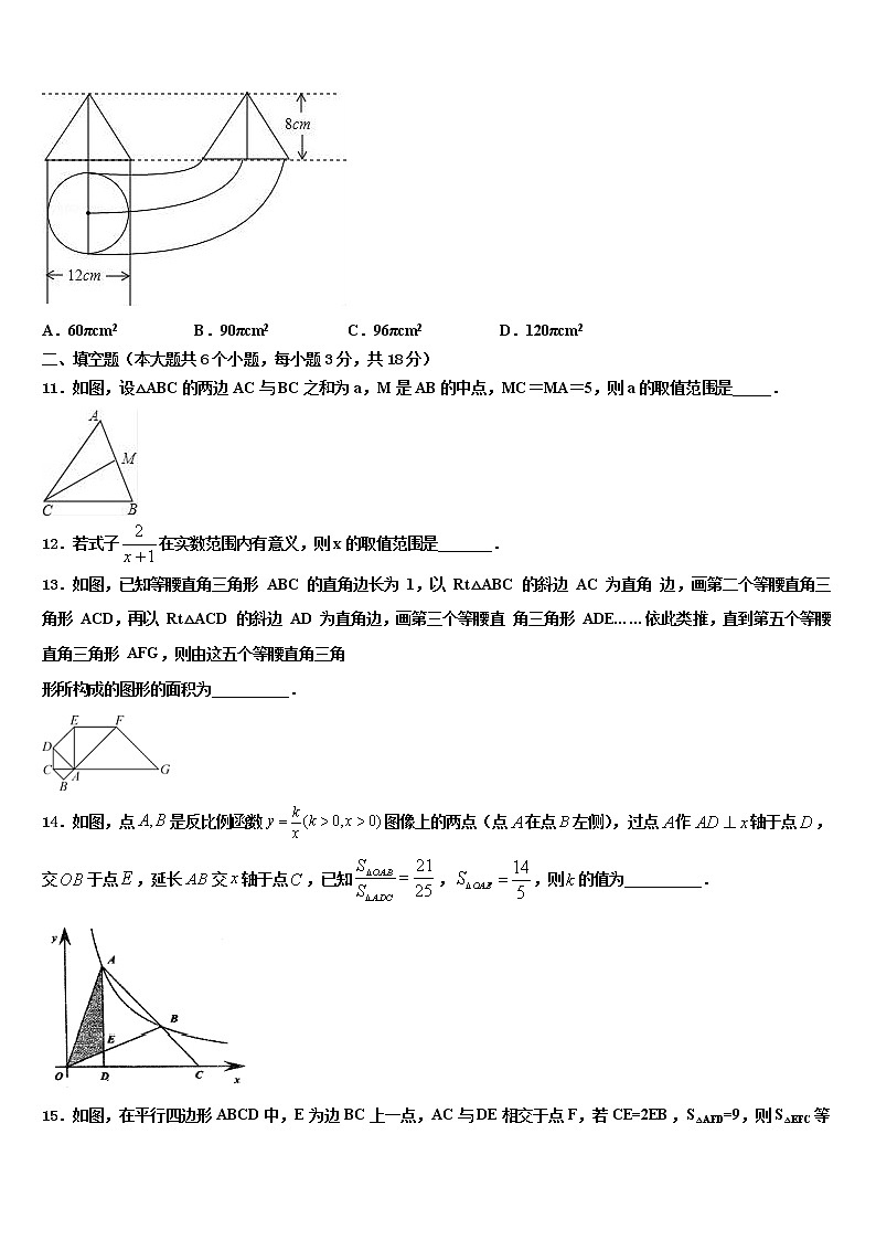 河北省廊坊市重点达标名校2022年中考猜题数学试卷含解析03