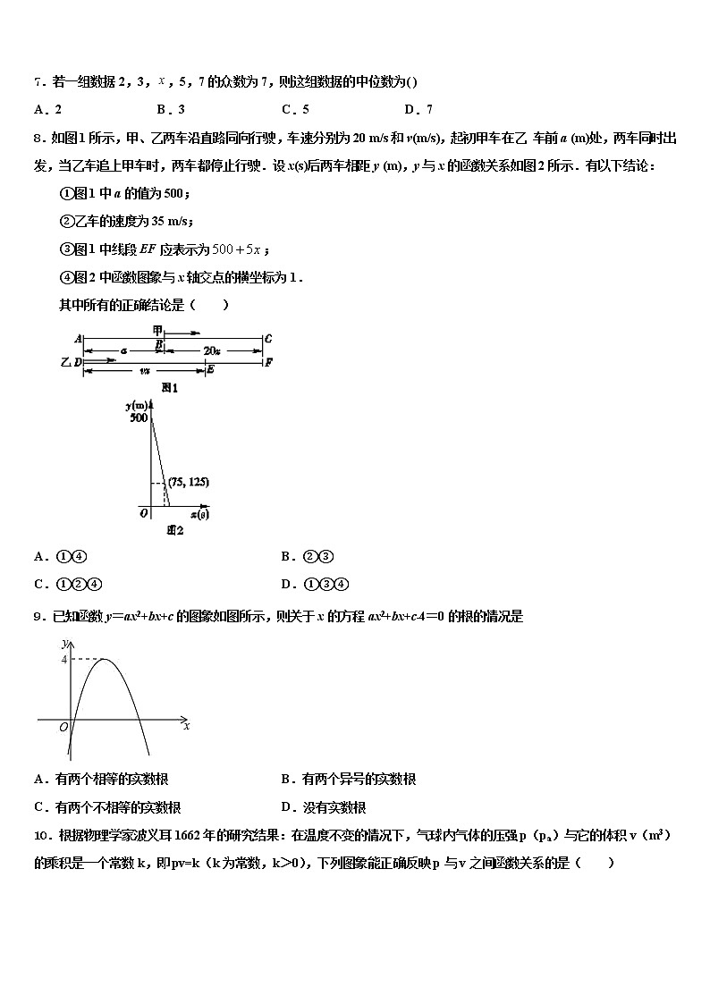 湖北省黄石市阳新一中卓越联盟重点名校2022年中考适应性考试数学试题含解析第2页