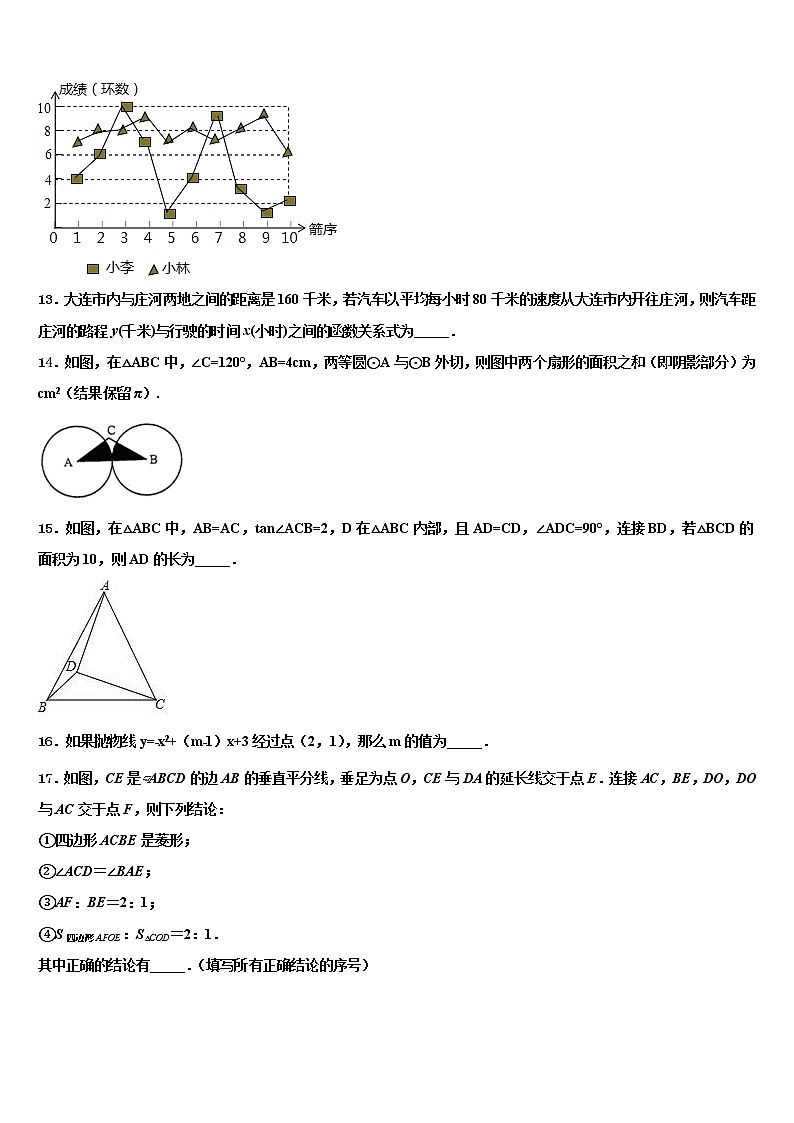 湖北省枣阳市实验中学2022年中考数学考前最后一卷含解析第3页