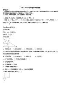 广西田阳县2021-2022学年中考五模数学试题含解析