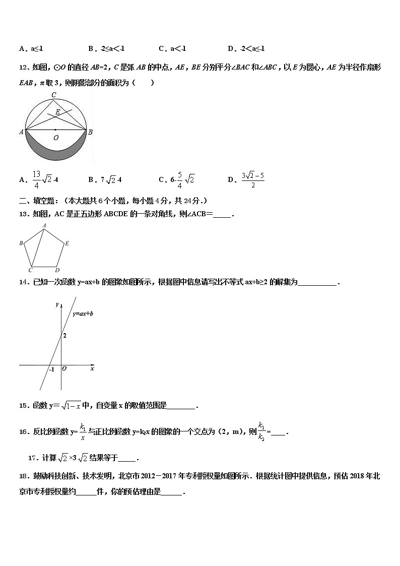 贵州省毕节市市级名校2022年中考二模数学试题含解析03