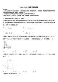 吉林省白山市长白县2022年中考数学适应性模拟试题含解析