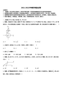 湖南长沙雅礼实验中学2021-2022学年中考四模数学试题含解析